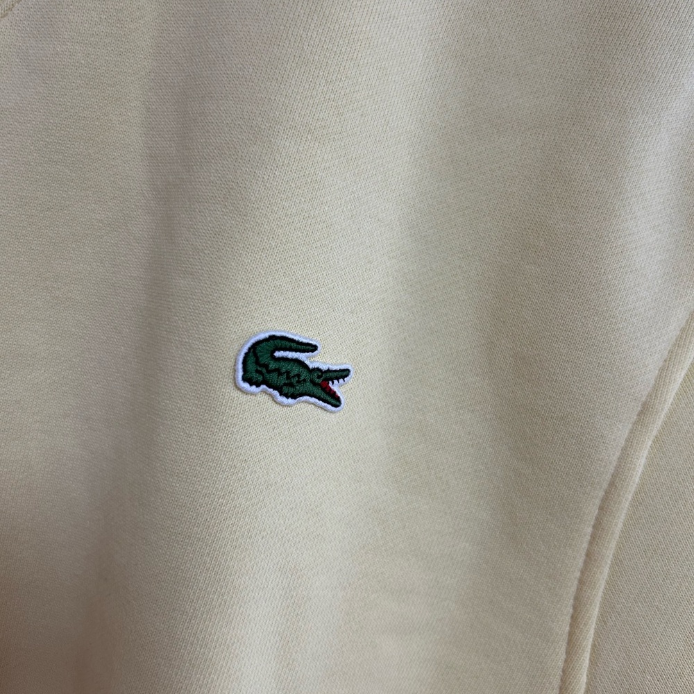 Lacoste Yellow Sweatshirt large - Picture 4 of 6